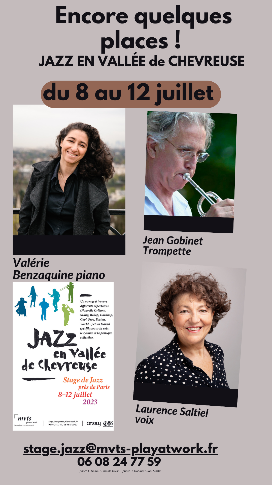 Featured image for “STAGE D’ETE! : Jazz en Vallée de Chevreuse”